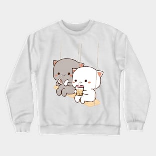 vintage-cat Crewneck Sweatshirt